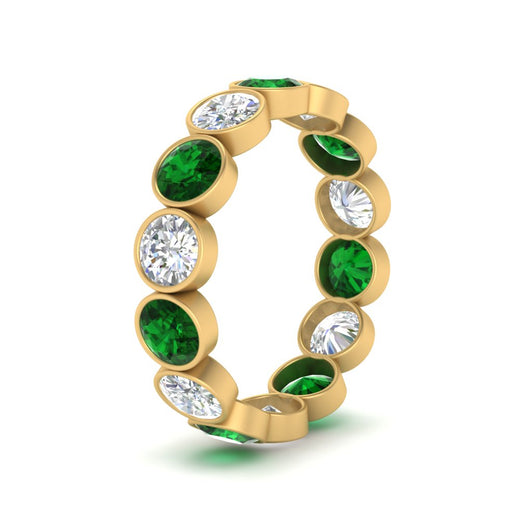 3.50-carat-eternity-ring-bezel-emerald-in-yellow-gold-FDEWB10558-0.25CTGEMGRANGLE3-NL-YG