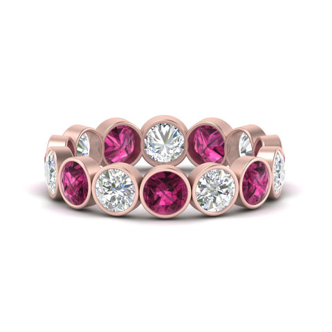 3.50-carat-eternity-ring-bezel-pink-sapphire-in-rose-gold-FDEWB10558-0.25CTGSADRPIANGLE3-NL-RG