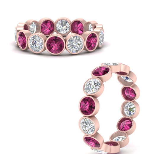 3.50-carat-eternity-ring-bezel-pink-sapphire-in-rose-gold-FDEWB10558-0.25CTGSADRPIANGLE3-NL-RG