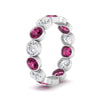 Load image into Gallery viewer, 3.50-carat-eternity-ring-bezel-pink-sapphire-in-white-gold-FDEWB10558-0.25CTGSADRPIANGLE3-NL-WG
