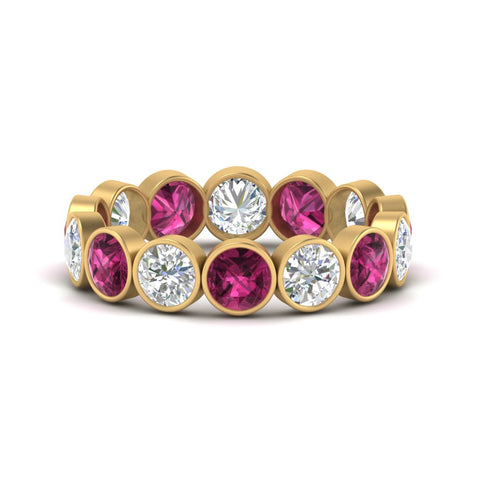 3.50-carat-eternity-ring-bezel-pink-sapphire-in-yellow-gold-FDEWB10558-0.25CTGSADRPIANGLE3-NL-YG