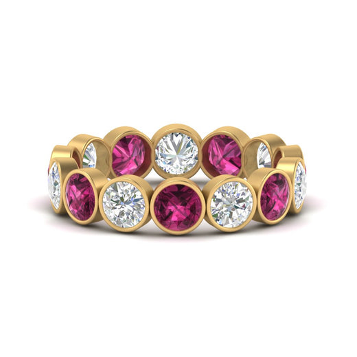 3.50-carat-eternity-ring-bezel-pink-sapphire-in-yellow-gold-FDEWB10558-0.25CTGSADRPIANGLE3-NL-YG