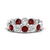 Load image into Gallery viewer, 3.50-carat-eternity-ring-bezel-ruby-in-white-gold-FDEWB10558-0.25CTGRUDRANGLE3-NL-WG
