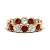 Load image into Gallery viewer, 3.50-carat-eternity-ring-bezel-ruby-in-yellow-gold-FDEWB10558-0.25CTGRUDRANGLE3-NL-YG