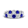 Load image into Gallery viewer, 3.50-carat-eternity-ring-bezel-sapphire-in-white-gold-FDEWB10558-0.25CTGSABLANGLE3-NL-WG