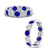 Load image into Gallery viewer, 3.50-carat-eternity-ring-bezel-sapphire-in-white-gold-FDEWB10558-0.25CTGSABLANGLE3-NL-WG