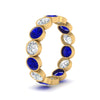 Load image into Gallery viewer, 3.50-carat-eternity-ring-bezel-sapphire-in-yellow-gold-FDEWB10558-0.25CTGSABLANGLE3-NL-YG