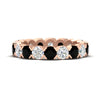 Load image into Gallery viewer, 3.60-carat-cirque-round-diamond-and-black-diamond-eternity-wedding-band-in-rose-gold-FD8072ROBGBLACK-3.60CT-NL-RG?v=1751956653