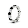 Load image into Gallery viewer, 3.60-carat-cirque-round-diamond-and-black-diamond-eternity-wedding-band-in-white-gold-FD8072ROBGBLACKANGLE2-3.60CT-NL-WG?v=1751956656