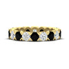 Load image into Gallery viewer, 3.60-carat-cirque-round-diamond-and-black-diamond-eternity-wedding-band-in-yellow-gold-FD8072ROBGBLACK-3.60CT-NL-YG?v=1751956659