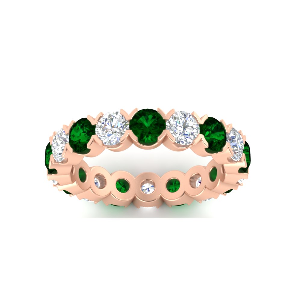 3.60 Carat Cirque Round Diamond Eternity Band