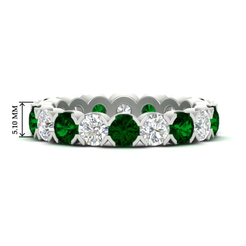 3.60-carat-cirque-round-diamond-and-emerald-eternity-wedding-band-in-white-gold-FD8072ROBGEMGR-3.60CT-NL-WG-HW?v=1751956655
