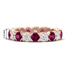 Load image into Gallery viewer, 3.60-carat-cirque-round-diamond-and-pink-sapphire-eternity-wedding-band-in-rose-gold-FD8072ROBGSADRPI-3.60CT-NL-RG-HW?v=1751956651