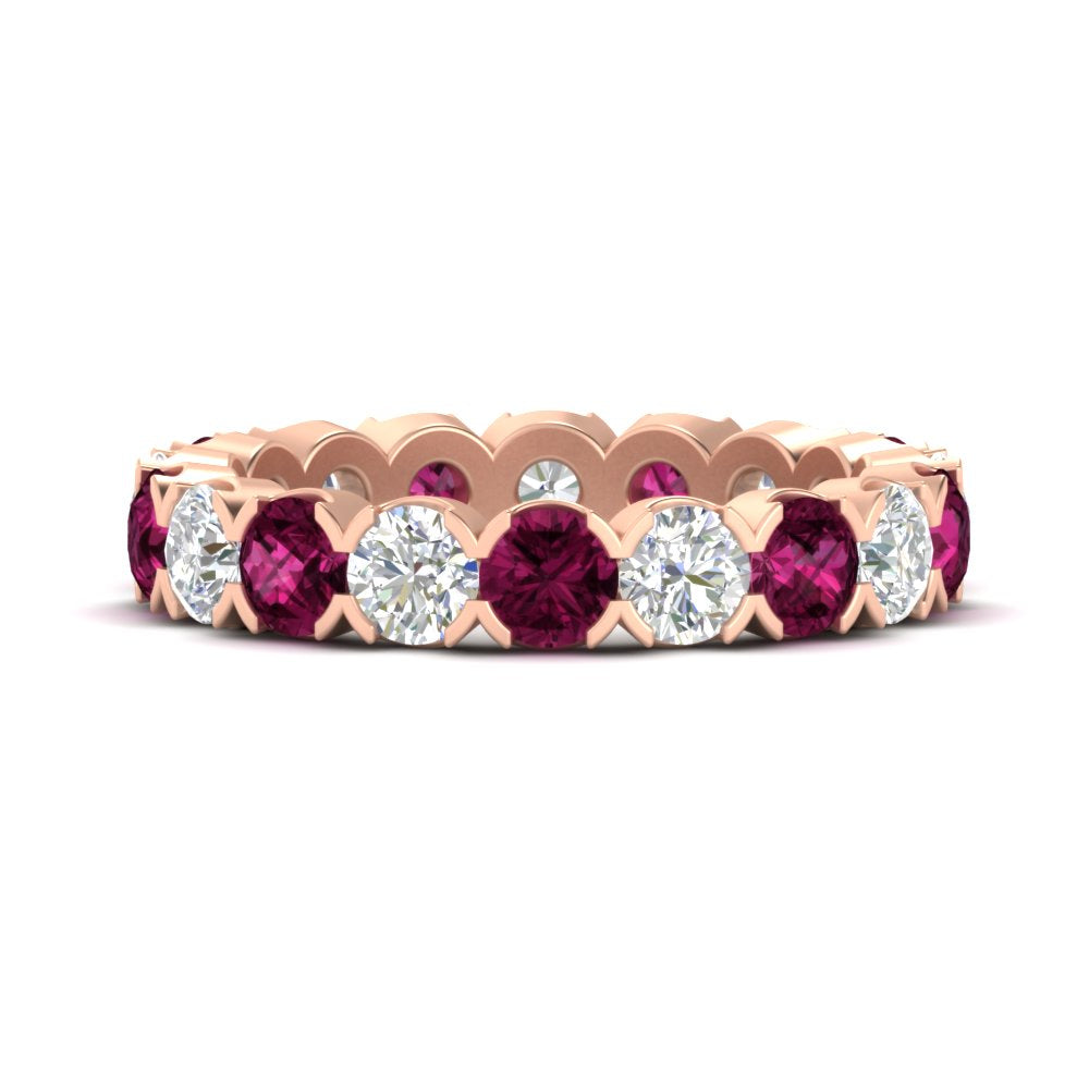 3.60 Carat Cirque Round Diamond Eternity Band