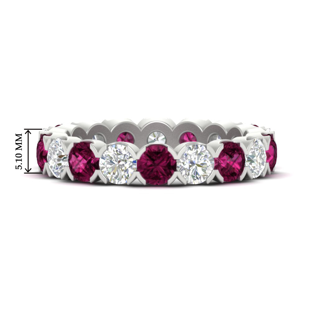 3.60 Carat Cirque Round Diamond Eternity Band