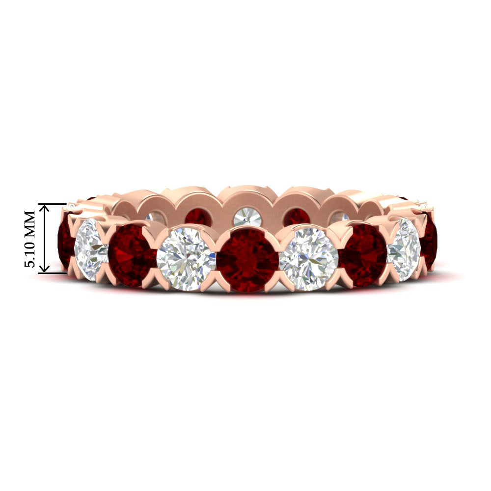 3.60 Carat Cirque Round Diamond Eternity Band