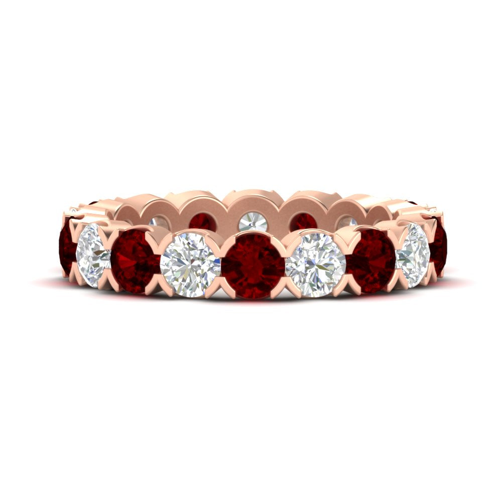 3.60 Carat Cirque Round Diamond Eternity Band