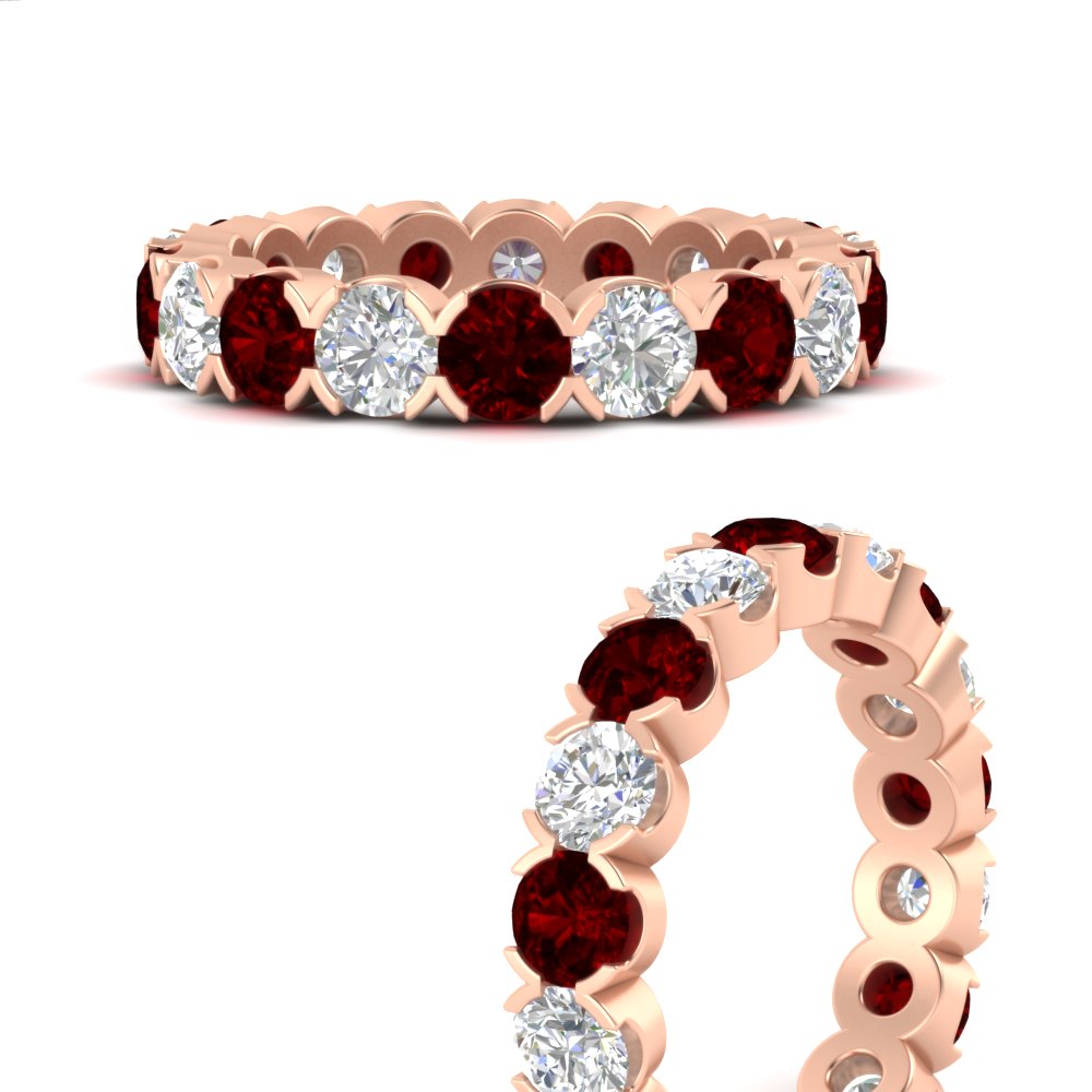 3.60 Carat Cirque Round Diamond Eternity Band