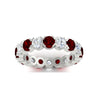 Load image into Gallery viewer, 3.60-carat-cirque-round-diamond-and-ruby-eternity-wedding-band-in-white-gold-FD8072ROBGRUDRANGLE5-3.60CT-NL-WG?v=1751956655