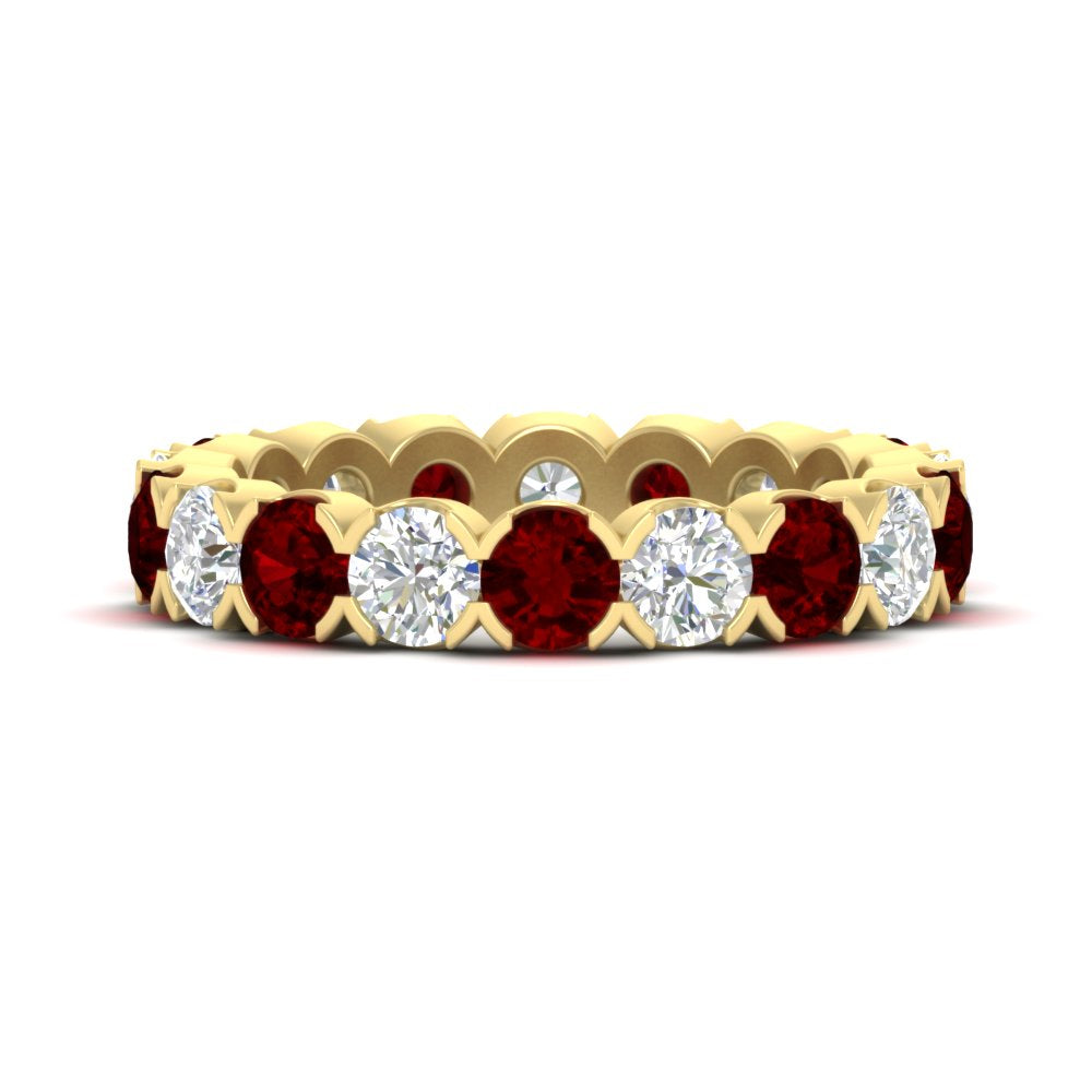 3.60 Carat Cirque Round Diamond Eternity Band