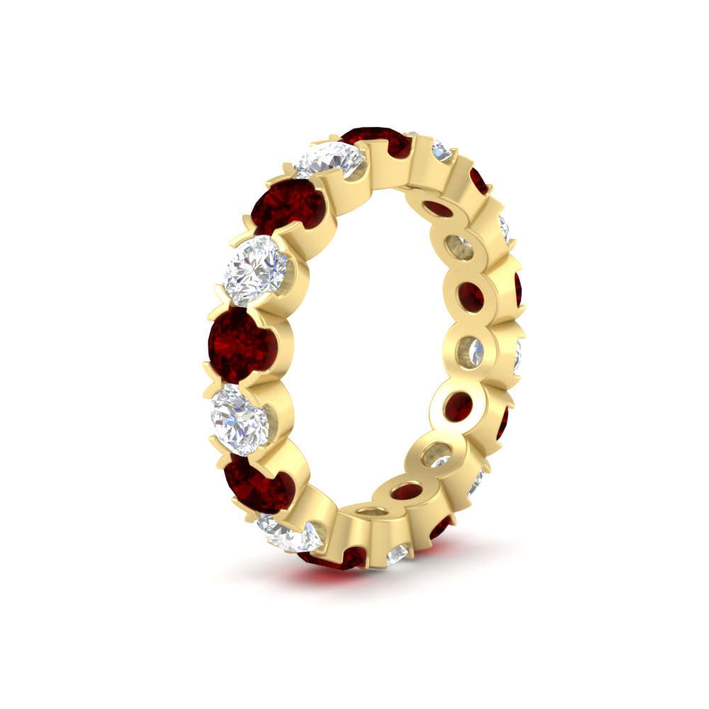 3.60 Carat Cirque Round Diamond Eternity Band