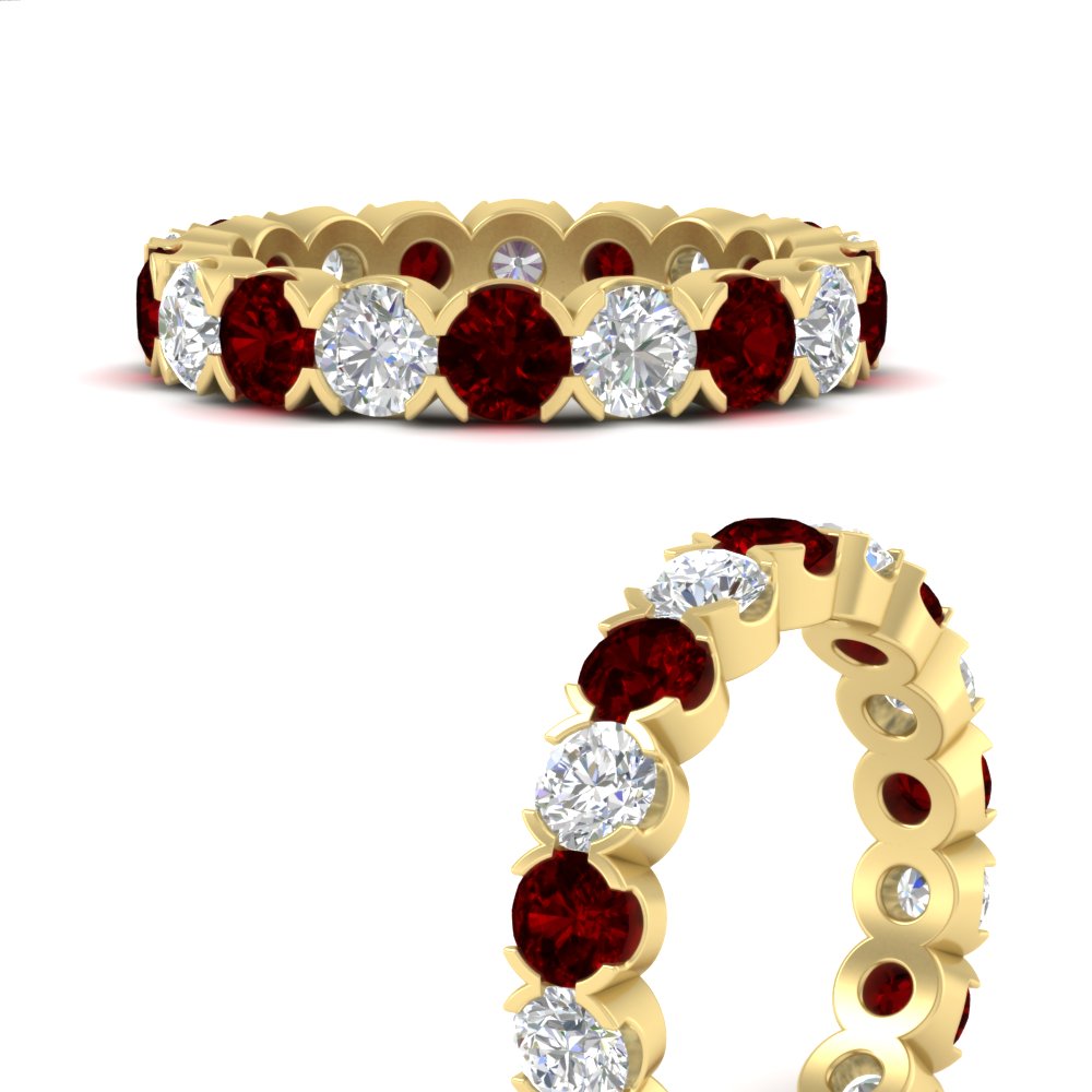 3.60 Carat Cirque Round Diamond Eternity Band