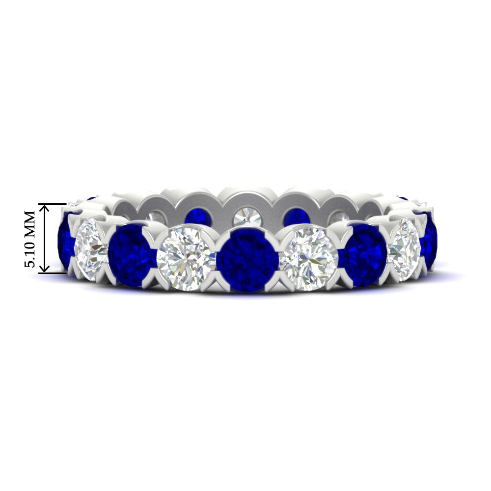 3.60 Carat Cirque Round Diamond Eternity Band