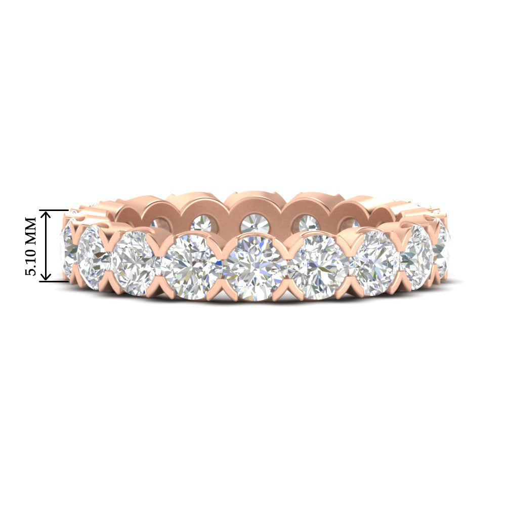 3.60 Carat Cirque Round Diamond Eternity Band
