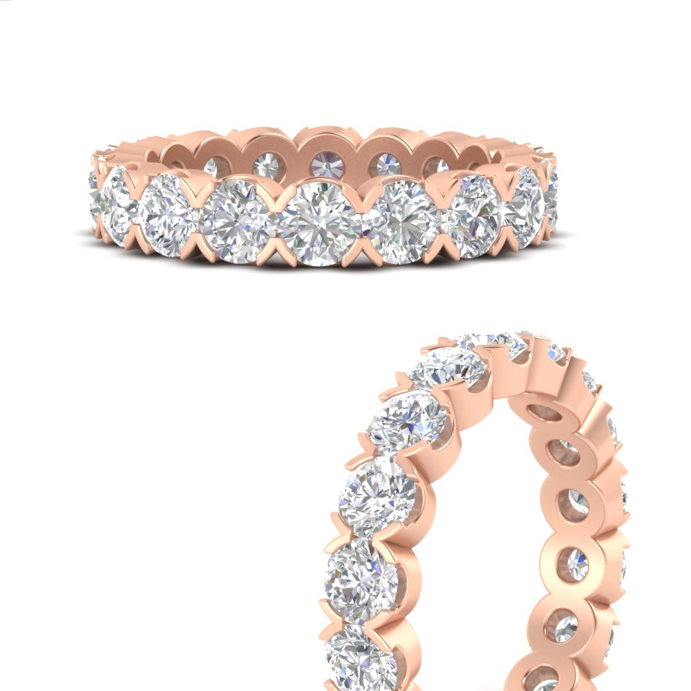 3.60 Carat Cirque Round Diamond Eternity Band