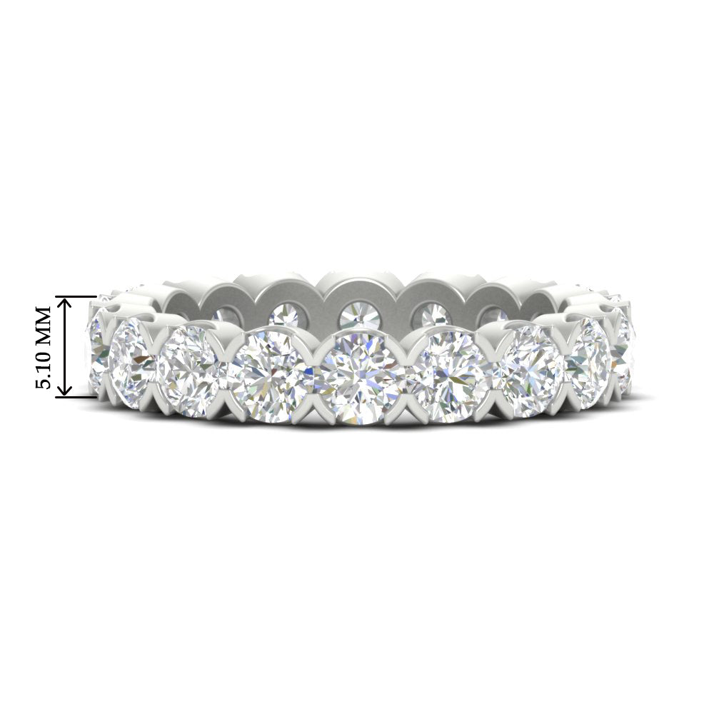 3.60 Carat Cirque Round Diamond Eternity Band