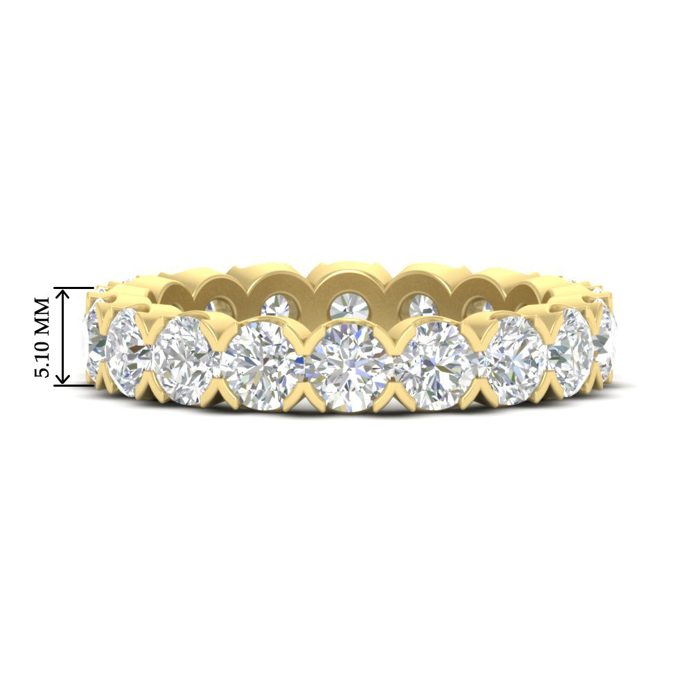 3.60 Carat Cirque Round Diamond Eternity Band