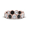 Load image into Gallery viewer, 3.90-carat-eternity-ring-bezel-black-diamond-in-rose-gold-FDEWB10558-0.30CTGBLACKANGLE3-NL-RG
