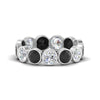 Load image into Gallery viewer, 3.90-carat-eternity-ring-bezel-black-diamond-in-white-gold-FDEWB10558-0.30CTGBLACKANGLE3-NL-WG