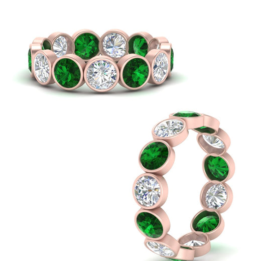 3.90-carat-eternity-ring-bezel-emerald-in-rose-gold-FDEWB10558-0.30CTGEMGRANGLE3-NL-RG