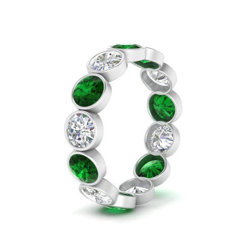 3.90-carat-eternity-ring-bezel-emerald-in-white-gold-FDEWB10558-0.30CTGEMGRANGLE3-NL-WG