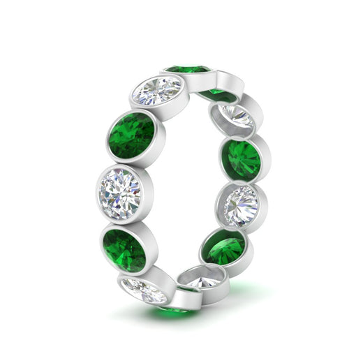 3.90-carat-eternity-ring-bezel-emerald-in-white-gold-FDEWB10558-0.30CTGEMGRANGLE3-NL-WG