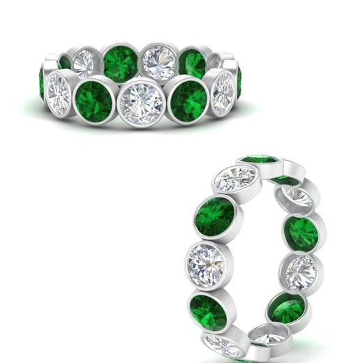 3.90-carat-eternity-ring-bezel-emerald-in-white-gold-FDEWB10558-0.30CTGEMGRANGLE3-NL-WG