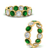 Load image into Gallery viewer, 3.90-carat-eternity-ring-bezel-emerald-in-yellow-gold-FDEWB10558-0.30CTGEMGRANGLE3-NL-YG