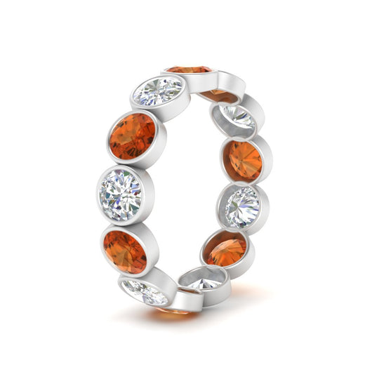 3.90-carat-eternity-ring-bezel-orange-sapphire-in-white-gold-FDEWB10558-0.30CTGSAORANGLE3-NL-WG