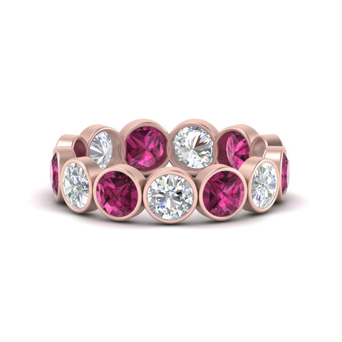 3.90-carat-eternity-ring-bezel-pink-sapphire-in-rose-gold-FDEWB10558-0.30CTGSADRPIANGLE3-NL-RG