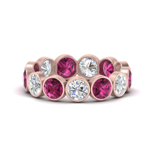 3.90-carat-eternity-ring-bezel-pink-sapphire-in-rose-gold-FDEWB10558-0.30CTGSADRPIANGLE3-NL-RG