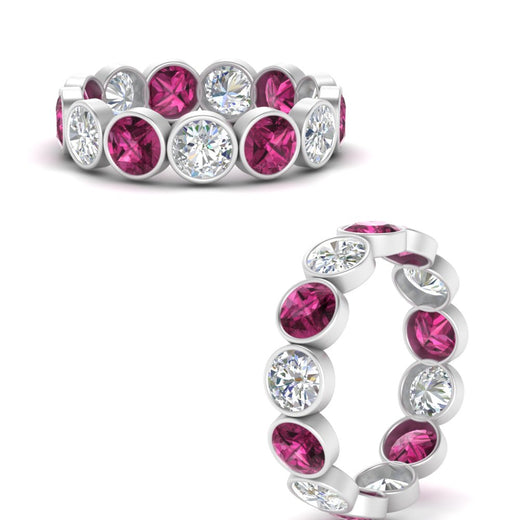 3.90-carat-eternity-ring-bezel-pink-sapphire-in-white-gold-FDEWB10558-0.30CTGSADRPIANGLE3-NL-WG
