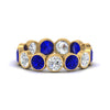 Load image into Gallery viewer, 3.90-carat-eternity-ring-bezel-sapphire-in-yellow-gold-FDEWB10558-0.30CTGSABLANGLE3-NL-YG