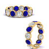Load image into Gallery viewer, 3.90-carat-eternity-ring-bezel-sapphire-in-yellow-gold-FDEWB10558-0.30CTGSABLANGLE3-NL-YG