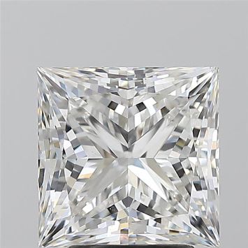 3.02 Carat G-SI1 Princess Cut Diamond