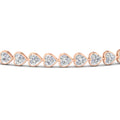 Thumbnail 14 - 4-40-ct-heart-shaped-diamond-bezel-tennis-bracelet-in-rose-gold-fdbrc10581htangle2-4-40-ct-nl-rg
