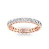 Load image into Gallery viewer, 4-carat-asscher-cut-diamond-wedding-band-in-rose-gold-FDEWB8321ASANGLE5-4.00CT-NL-RG