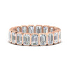 Load image into Gallery viewer, 4-carat-bezel-emerald-cut-eternity-diamond-wedding-band-in-rose-gold-FD-10417EMB-4.00CT-NL-RG