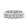 Load image into Gallery viewer, 4-carat-bezel-emerald-cut-eternity-diamond-wedding-band-in-white-gold-FD-10417EMB-4.00CT-NL-WG