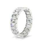 Load image into Gallery viewer, 4-carat-bezel-emerald-cut-eternity-diamond-wedding-band-in-white-gold-FD-10417EMBANGLE2-4.00CT-NL-WG
